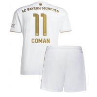 Bayern Munich Kingsley Coman #11 Fußballbekleidung Auswärtstrikot Kinder 2022-23 Kurzarm (+ kurze hosen)